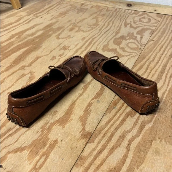 Cole Haan Gunnison Driving Shoes Men's 8D Brown Leather Moccasin Loafers - Picture 4 of 11